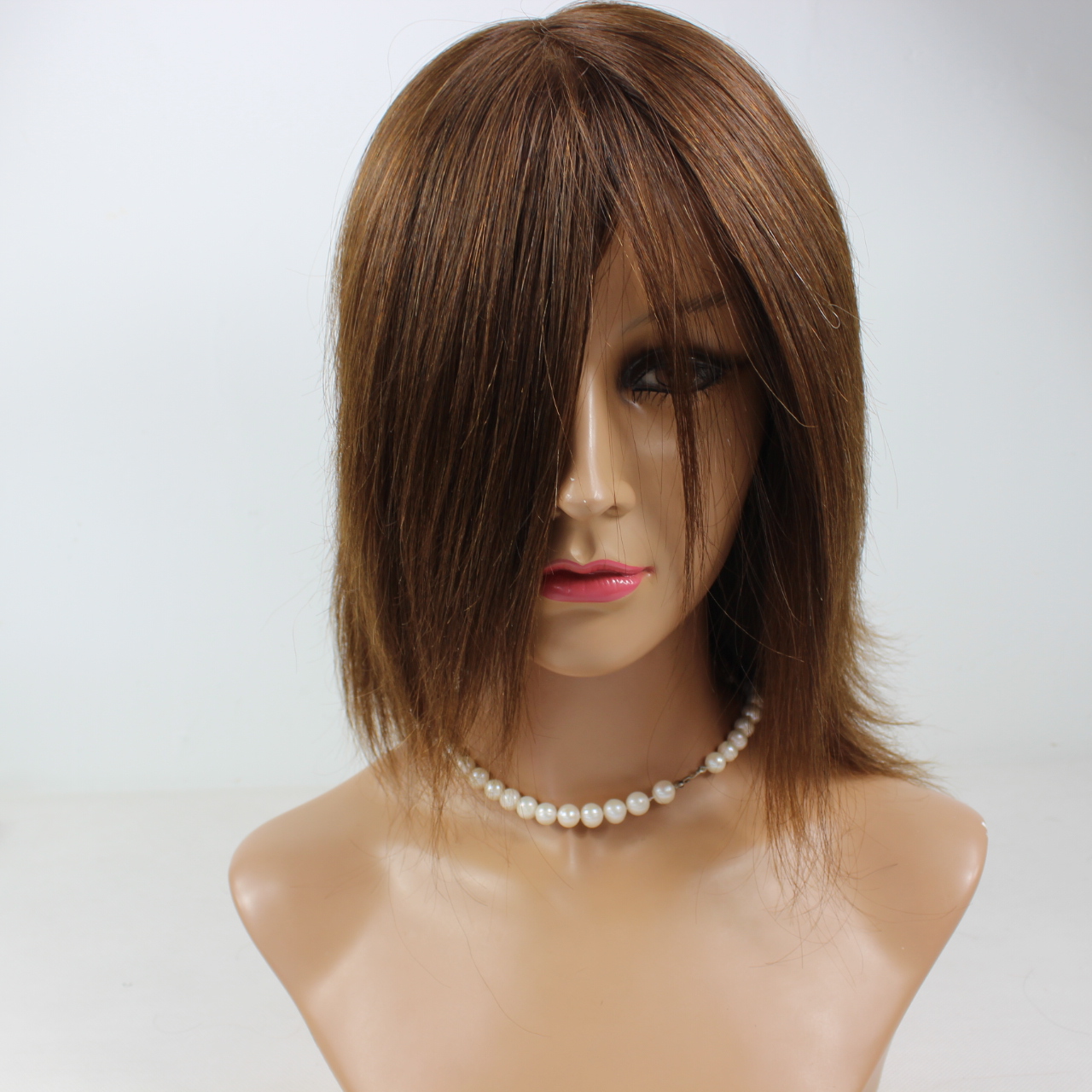 12 inch Cheap price human hair lace front wig brazilian human hair YL093